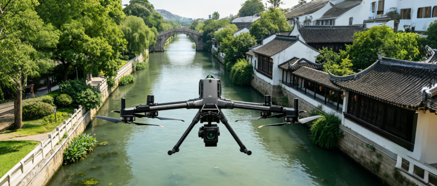 FS-60C機載高光譜相機在城市河道水質監測中的應用：以鎮江古運河為例